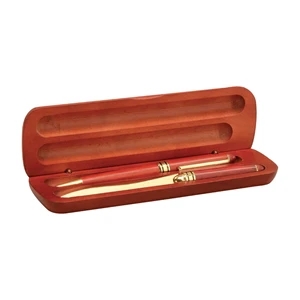 Rosewood Case With Pen And Letter Opener Gift Set