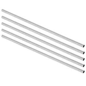 Stainless Steel Straw 5 Pack with Pipe Cleaner Brush