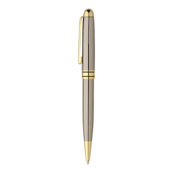 The Glossy Gun Metal Milano Blanc Pen - Image 2