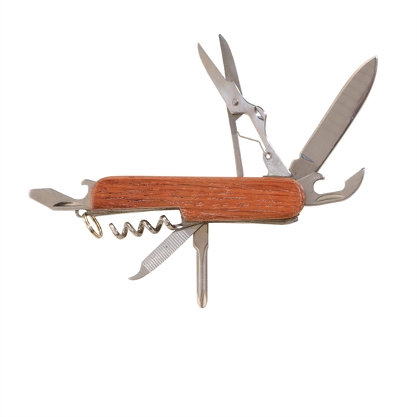 Rosewood Multi-Function Pocket Utility Knife/Tool - Image 2