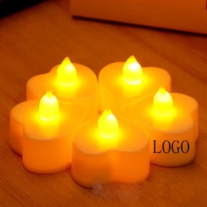 1.73" LED heart shape candle shape lamp