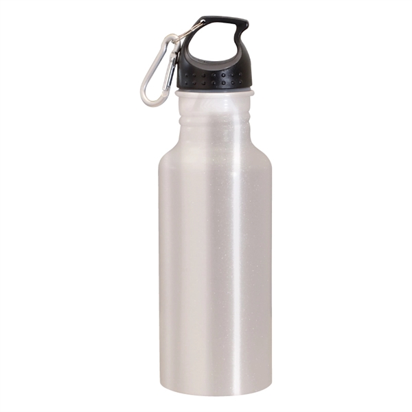 20 oz. Wide Mouth Aluminum Water Bottle w/Carabiner - Image 4
