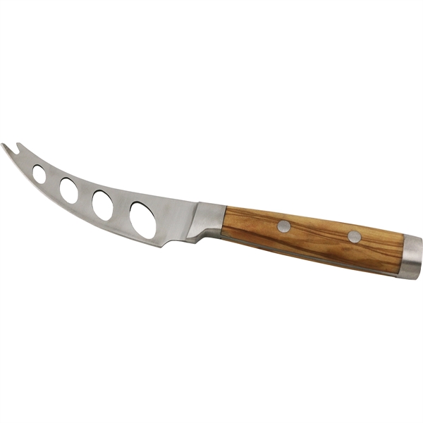 Forged Olivewood Handle Cheese Knife