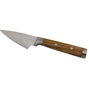 Forged Olivewood Handle "Cleaver Style" Cheese Knife
