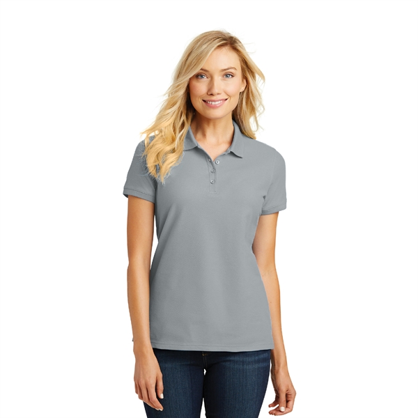 Port Authority® Ladies Core Classic Embroidered Pique Polo - Image 2