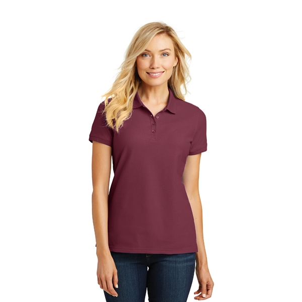 Port Authority® Ladies Core Classic Embroidered Pique Polo - Image 6