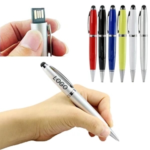 Capacitive Touch Screen Ballpoint Pen With USB Flash Drive