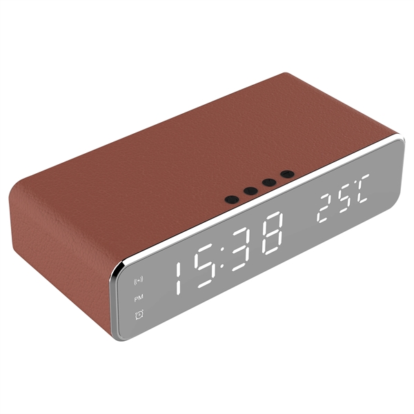 TicTok Charger - Mirror LED Digital Alarm Clock And Wireless - Image 7