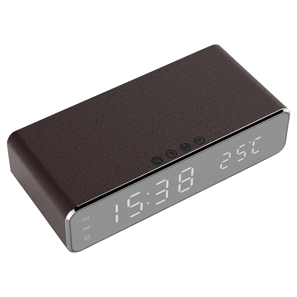 TicTok Charger - Mirror LED Digital Alarm Clock And Wireless - Image 8