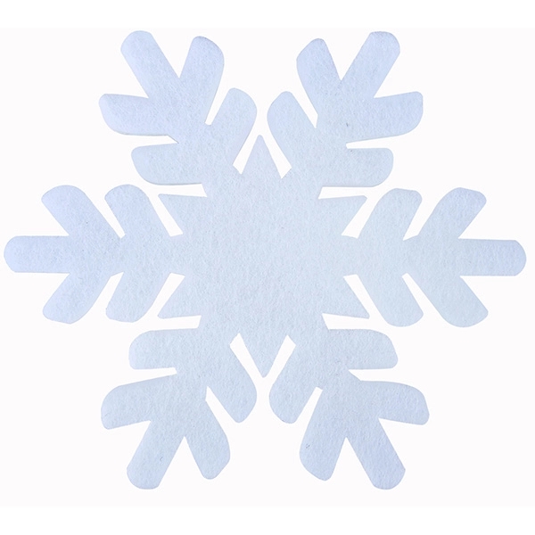 Snowflake Shaped Soft Absorbent Coaster - Image 2