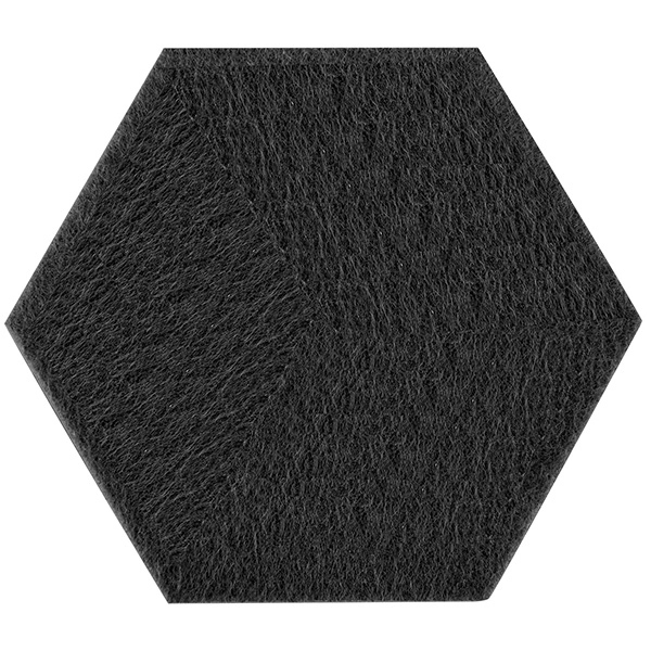 Hollow Hexagon Shaped Soft Absorbent Coaster - Image 3