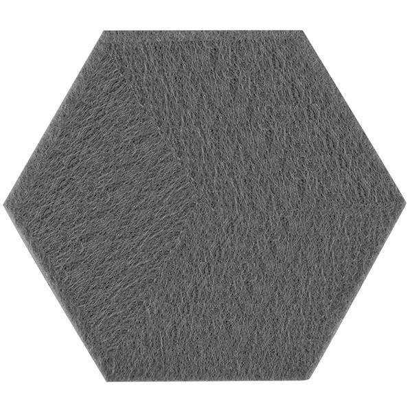 Hollow Hexagon Shaped Soft Absorbent Coaster - Image 4