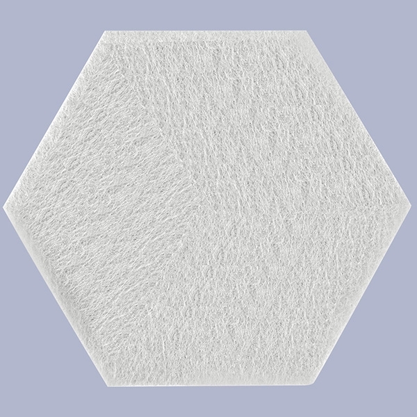 Hollow Hexagon Shaped Soft Absorbent Coaster - Image 5