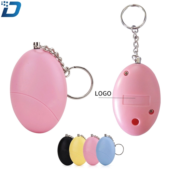 Cute Egg Personal Keychain Alarm For Women - Image 1