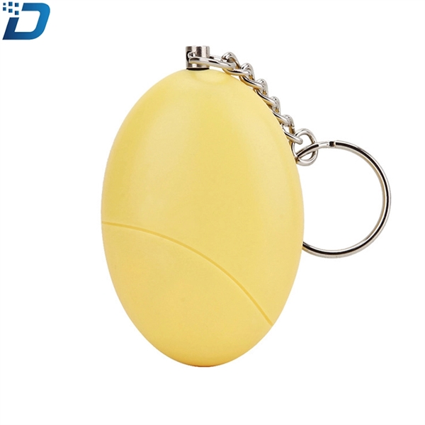 Cute Egg Personal Keychain Alarm For Women - Image 2