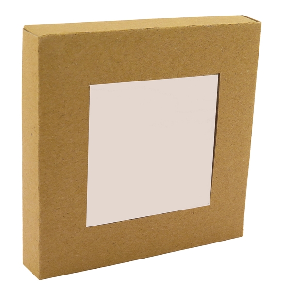 Square Window Box for 1 Pk Square Sandstone Coaster