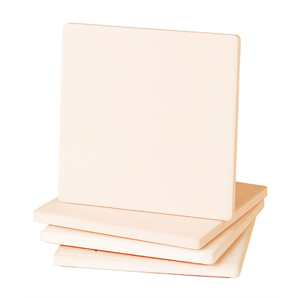 Square Absorbent Stone Coaster - Image 2