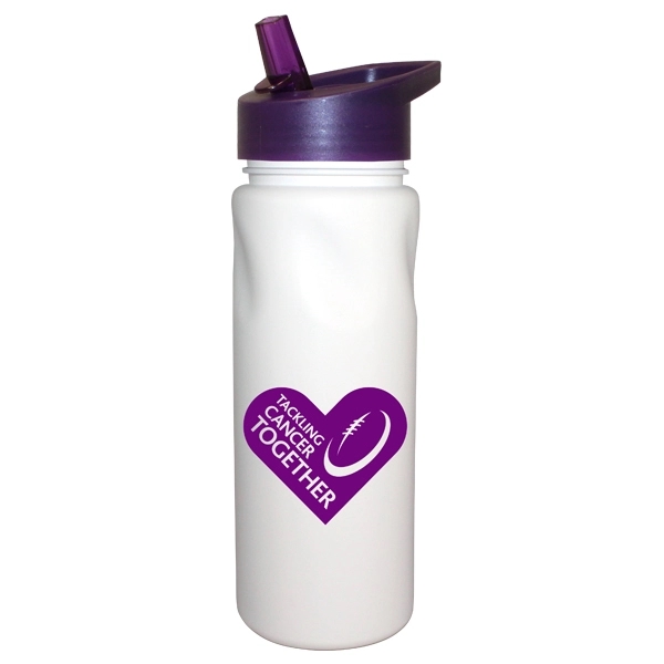 24 Oz. Cycle Bottle with Straw Cap Lid - Image 5