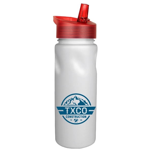 24 Oz. Cycle Bottle with Straw Cap Lid - Image 6