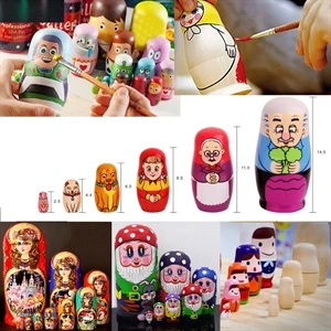 Handmade Wooden Russia Nesting Dolls