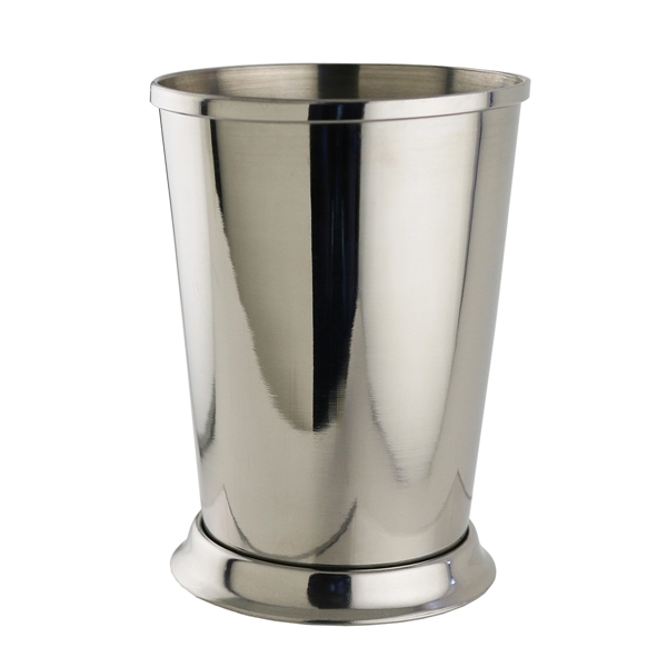 Mint Julep Cup, Rimfull, Polished Stainless Steel - Image 2
