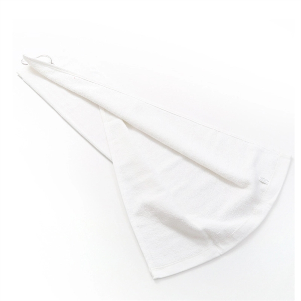 Golf Towel With Metal Grommet and Clip - Image 3