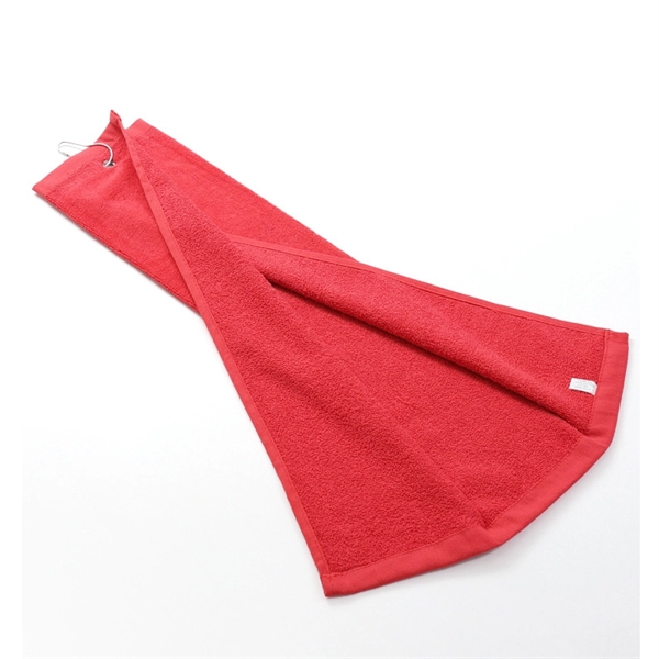 Golf Towel With Metal Grommet and Clip - Image 4