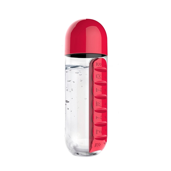 20oz Pill Box Water Bottle - Image 4