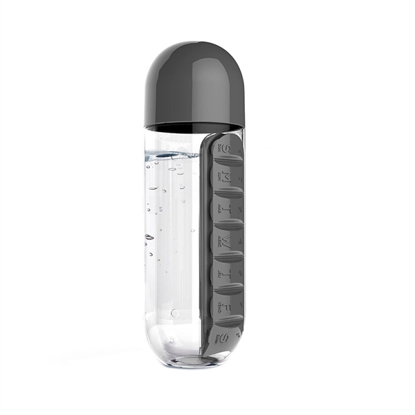 20oz Pill Box Water Bottle - Image 5