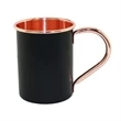 Black Coated Moscow Mule Mug, 14 oz.