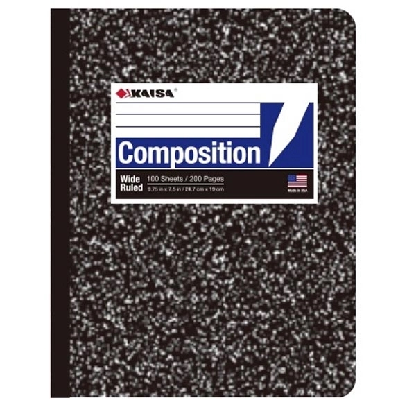 Kaisa Marble College Ruled Composition Book