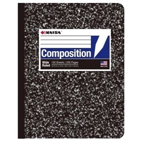 Kaisa Marble College Ruled Composition Book