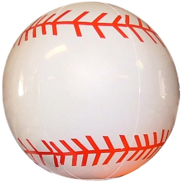 Inflatable Beach Ball, Sports Toy Baseball 16" - Image 2