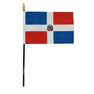 4" x 6" Dominican Republic Flag