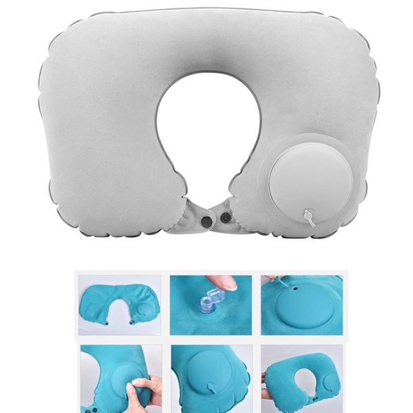 Air Pump Inflatable Neck Pillow - Image 3