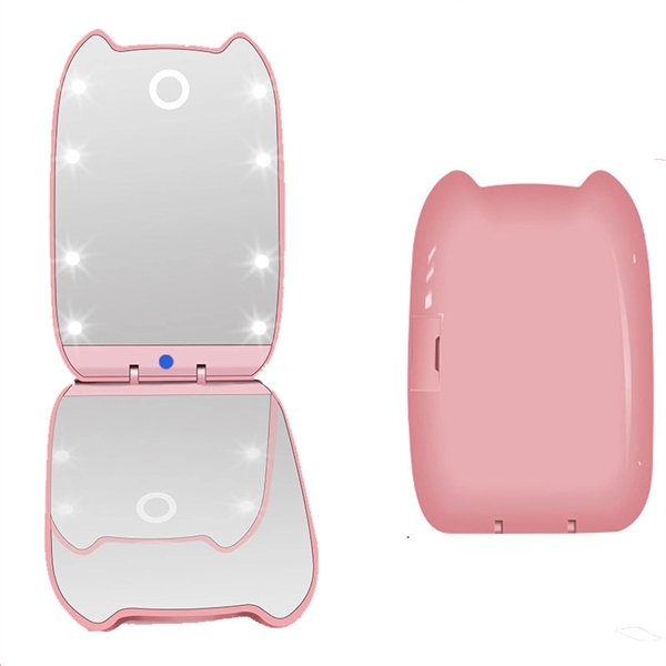 Folding Touch-screen LED Make-up Mirror     - Image 3