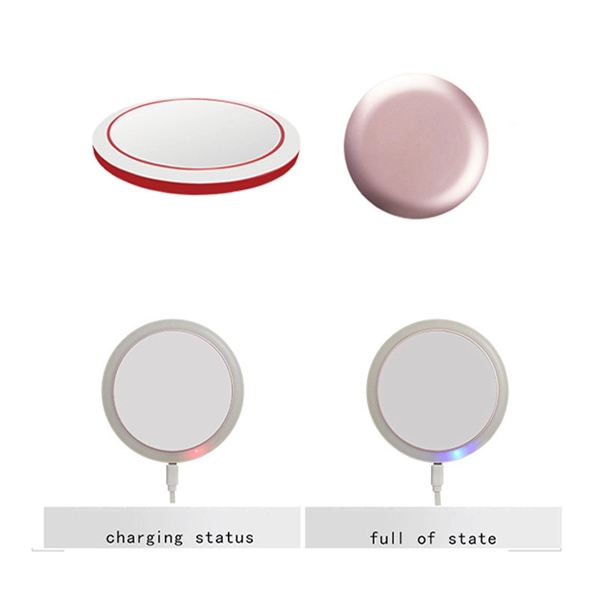 Portable Led Rechargeable Cosmetic Mirror     - Image 2