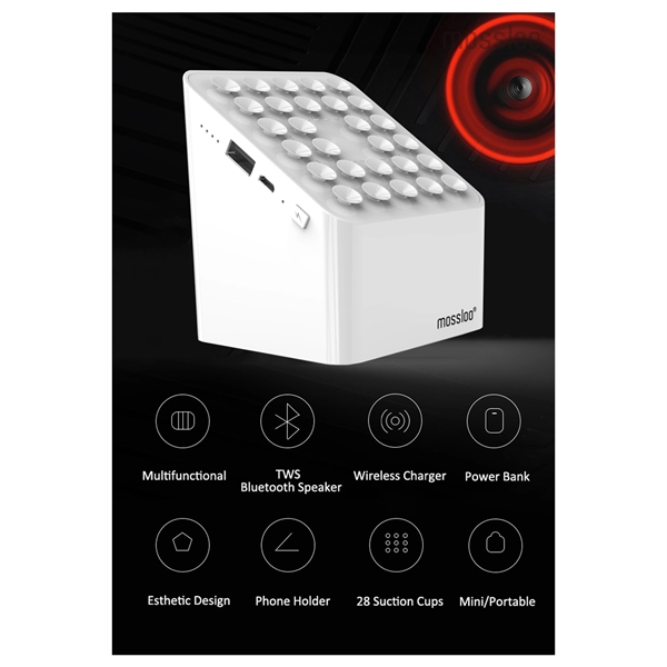 MensaSmart 4 In 1 Multifunctional TWS Bluetooth Speaker - Image 9