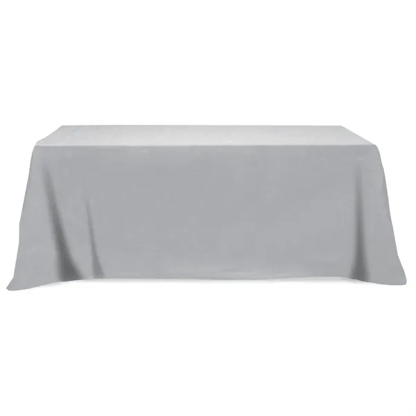 Flat Poly/Cotton 3-sided Table Cover - fits 8' table - Image 7