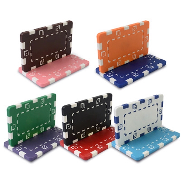 Rectangle Plastic Poker Chips - Image 3