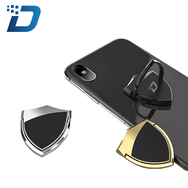 Shield Shape Magnetic Ring Buckle Car Phone Holder