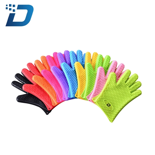 Silicone Anti-hot Gloves - Image 1