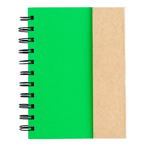 Small Spiral Notebook With Sticky Notes And Flags - Image 2