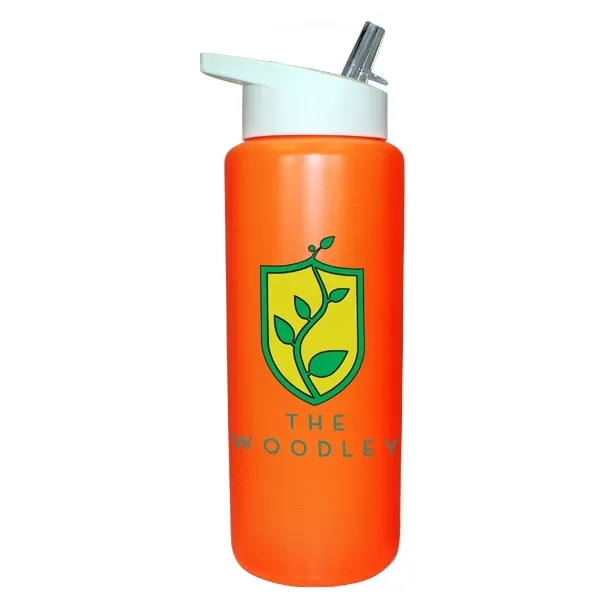 32oz. Sports Bottle with Straw Cap Lid, Full Color Digital - Image 6