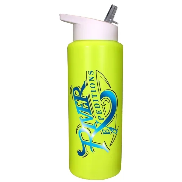 32oz. Sports Bottle with Straw Cap Lid, Full Color Digital - Image 8