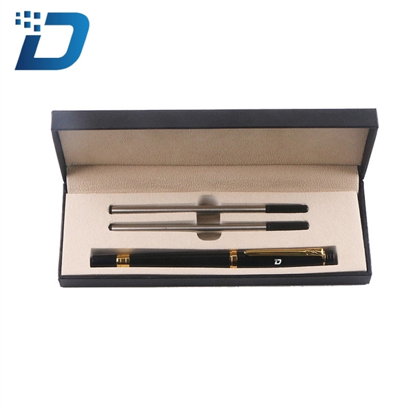 Metal Ballpoint Pen Gift Set - Image 1