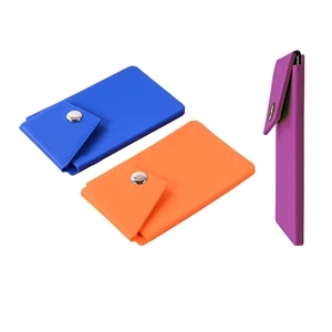 Silicone Smart Phone Wallet Stand