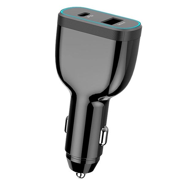78W High-Power Type C & USB Ports Car Charger - Image 2