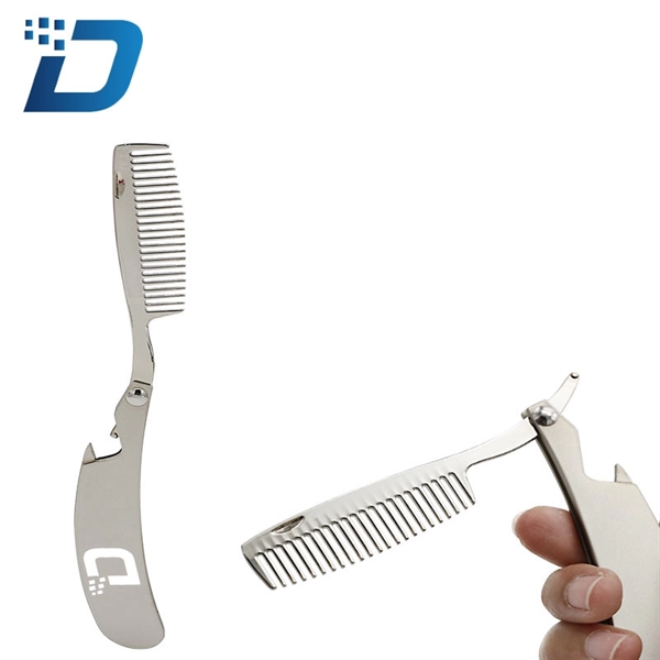 Folding stainless steel comb - Image 1