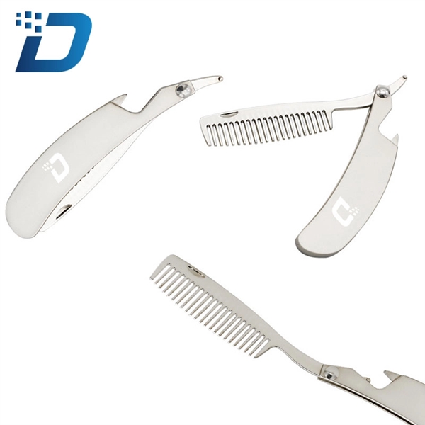 Folding stainless steel comb - Image 2